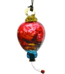 Glass Hummingbird Feeders