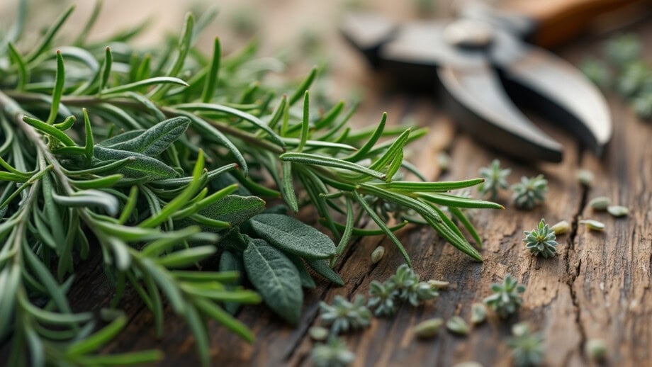 Harvesting Herbs