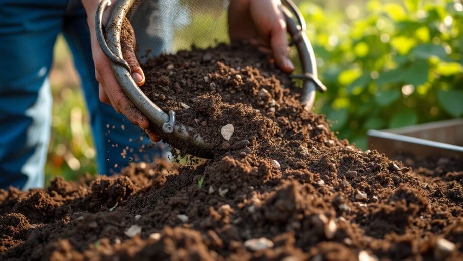 Screening Compost