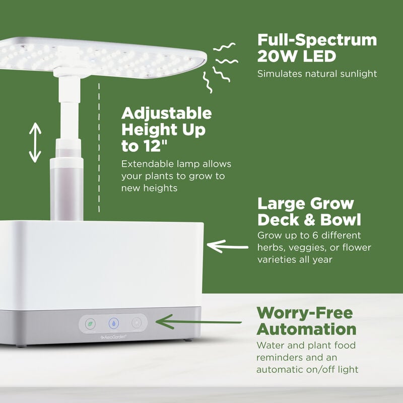AeroGarden Harvest Elite Features
