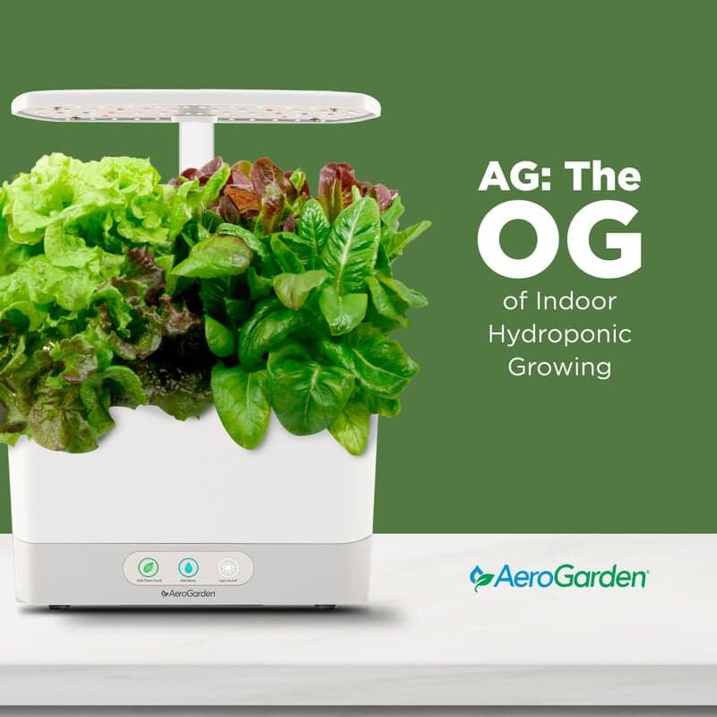AeroGarden Harvest Elite White
