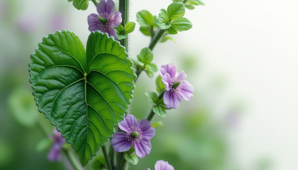 Creeping Charlie Plant and Leaf Close Up