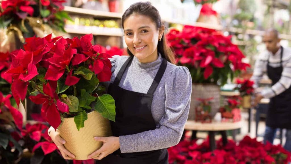Friendly Flower Shop Owner