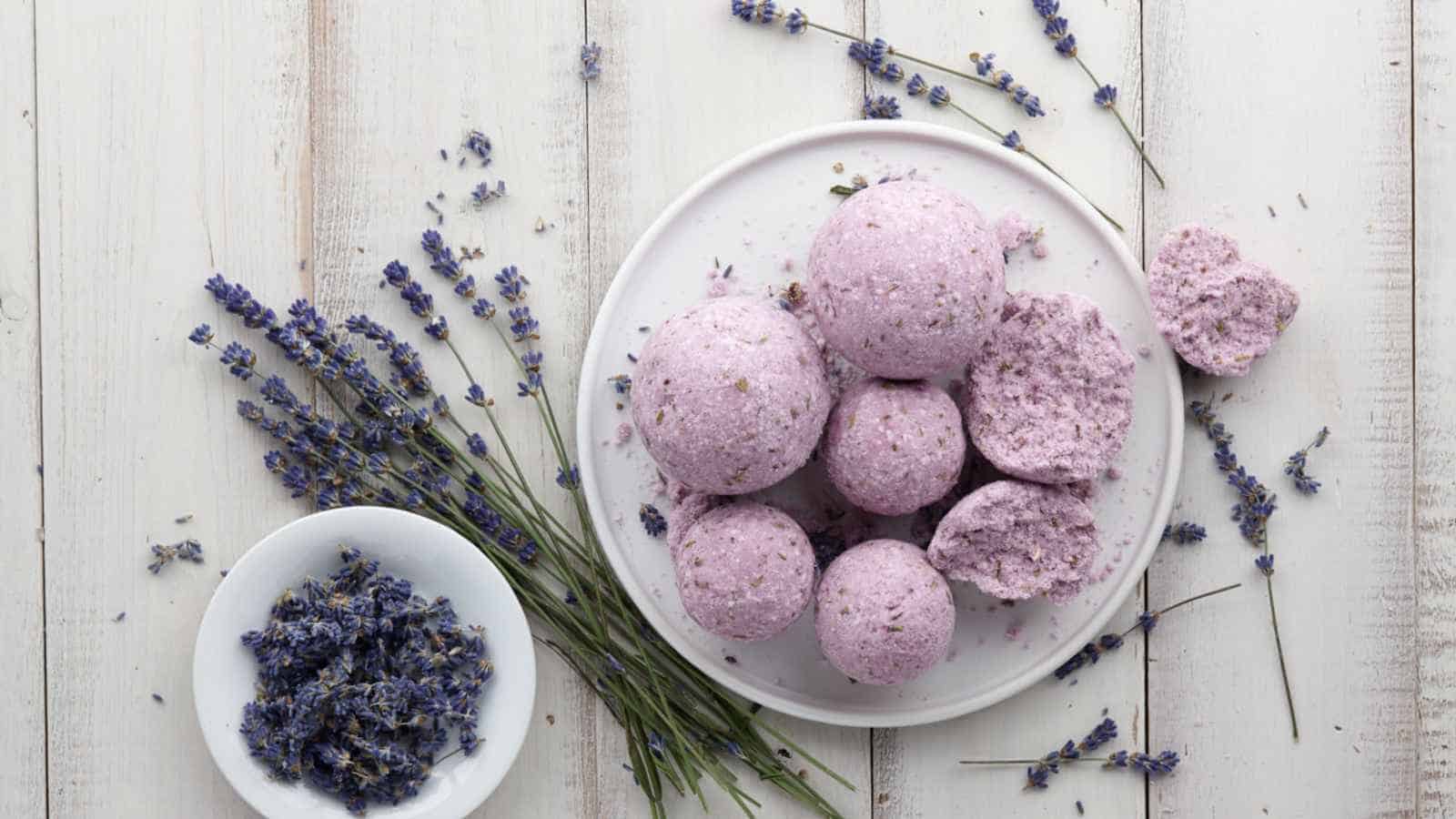 Relax with a Herbal Bath Bomb