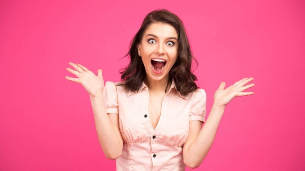 Surprised woman